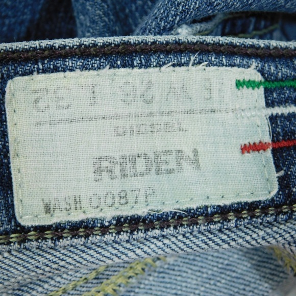 DIESEL Jeans RIDEN 0087P 26x32 Made in Italy - Picture 8 of 8